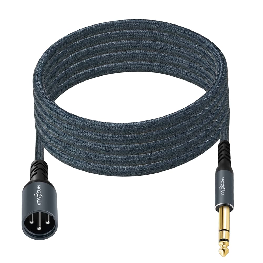 ZAOLLA XLR（オス）-TRSフォンケーブル ペア　3m 純銀 ZAOLLA XLR（オス）-TRSフォンケーブル ペア 3m 純銀